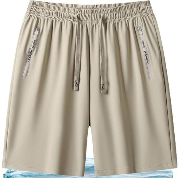 Pants - Airy Flex Shorts for Women - Khaki